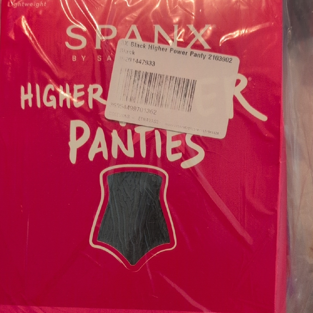 SPANX Black Higher Power Panties